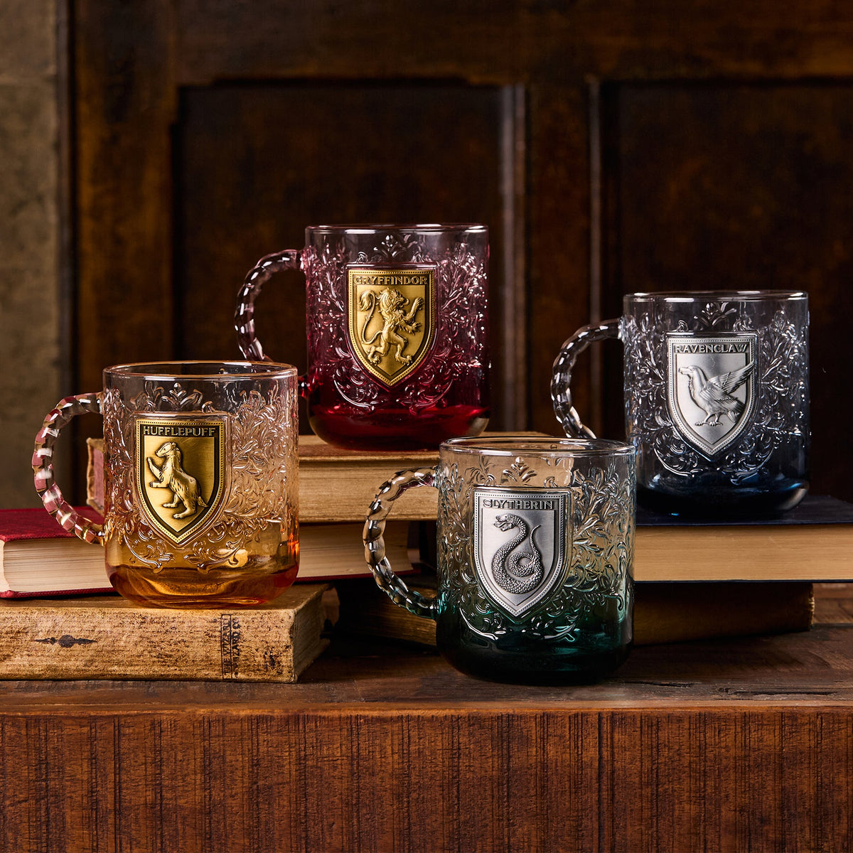 House Mascot Ravenclaw Glass Mug