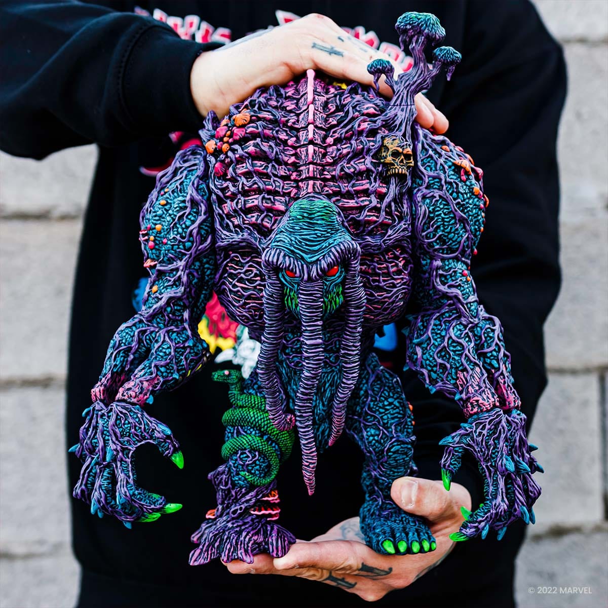 Man-Thing Designer Vinyl Figure - Psychedelic Variant