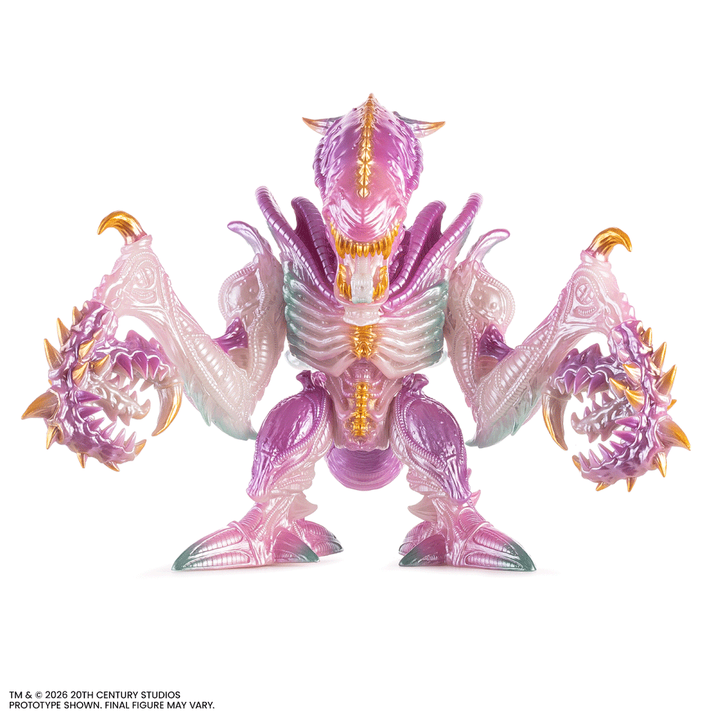Aliens - Mantis Alien Soft Vinyl Figure - Cherry Blossom Glow in the Dark Variant