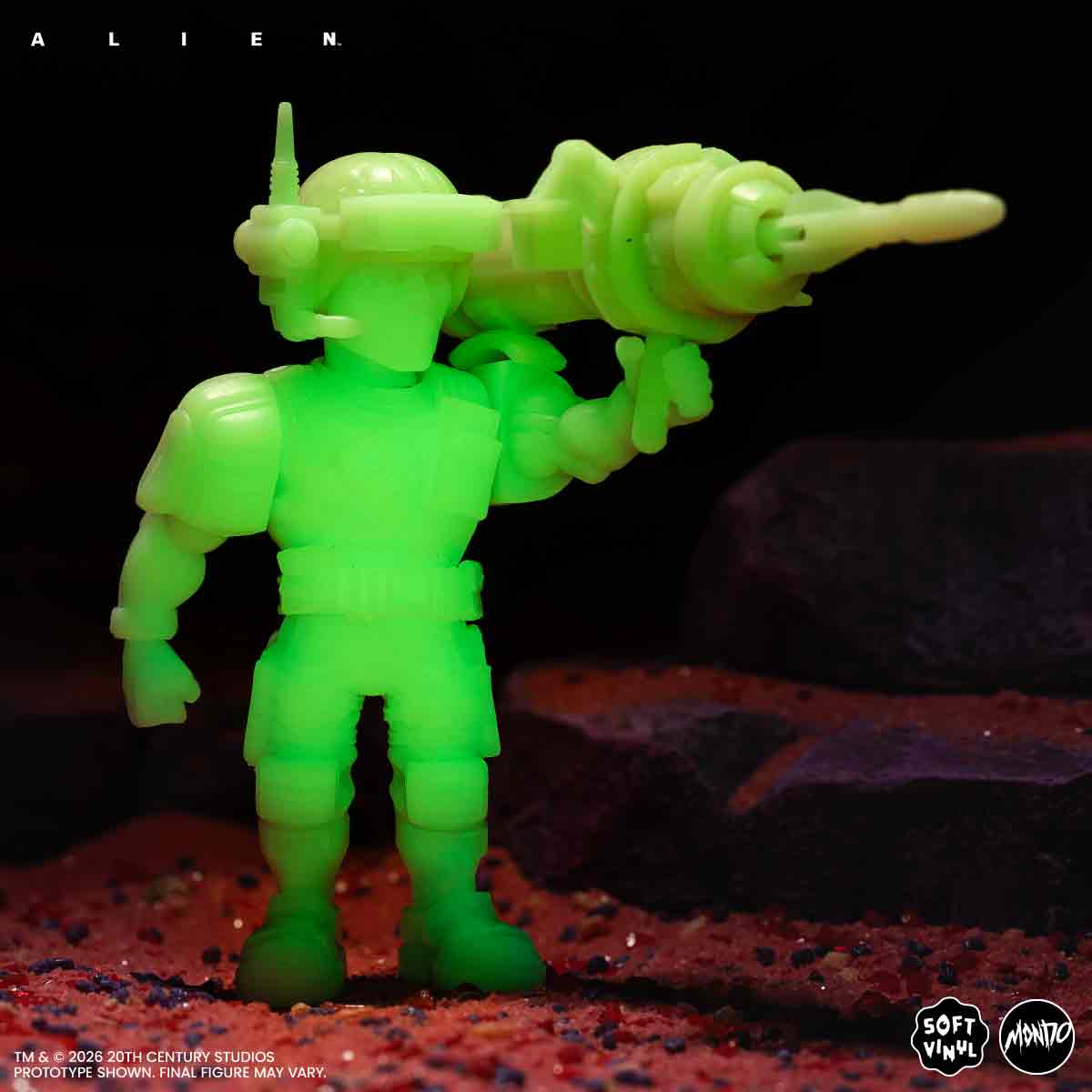 Aliens - Mantis Alien Soft Vinyl Figure - Cherry Blossom Glow in the Dark Variant