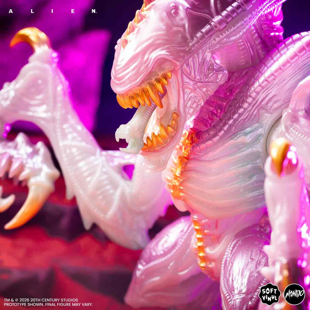 Aliens - Mantis Alien Soft Vinyl Figure - Cherry Blossom Glow in the Dark Variant