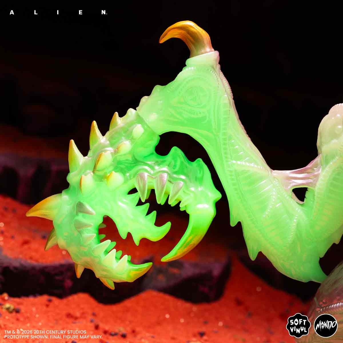 Aliens - Mantis Alien Soft Vinyl Figure - Cherry Blossom Glow in the Dark Variant