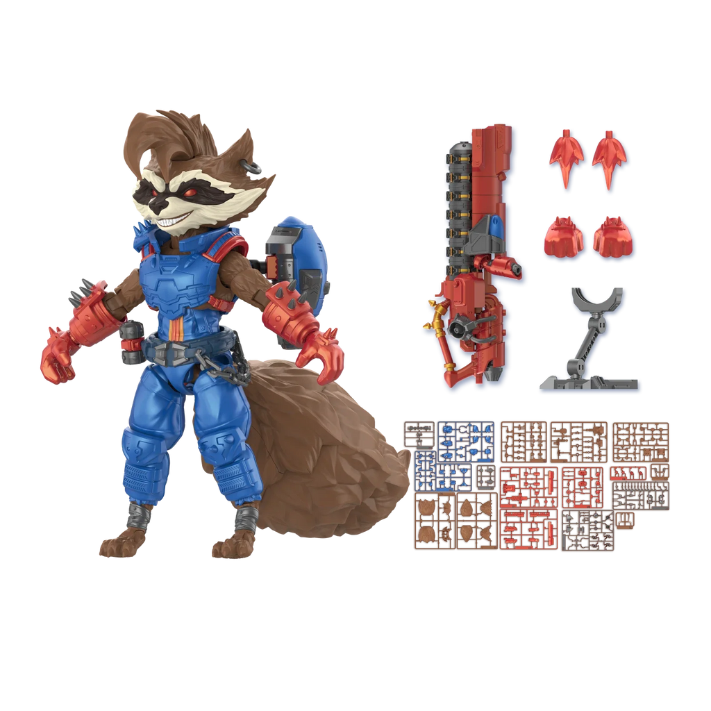 Marvel Rivals Champion Class 08 Rocket Raccoon Model Kits | Blokees
