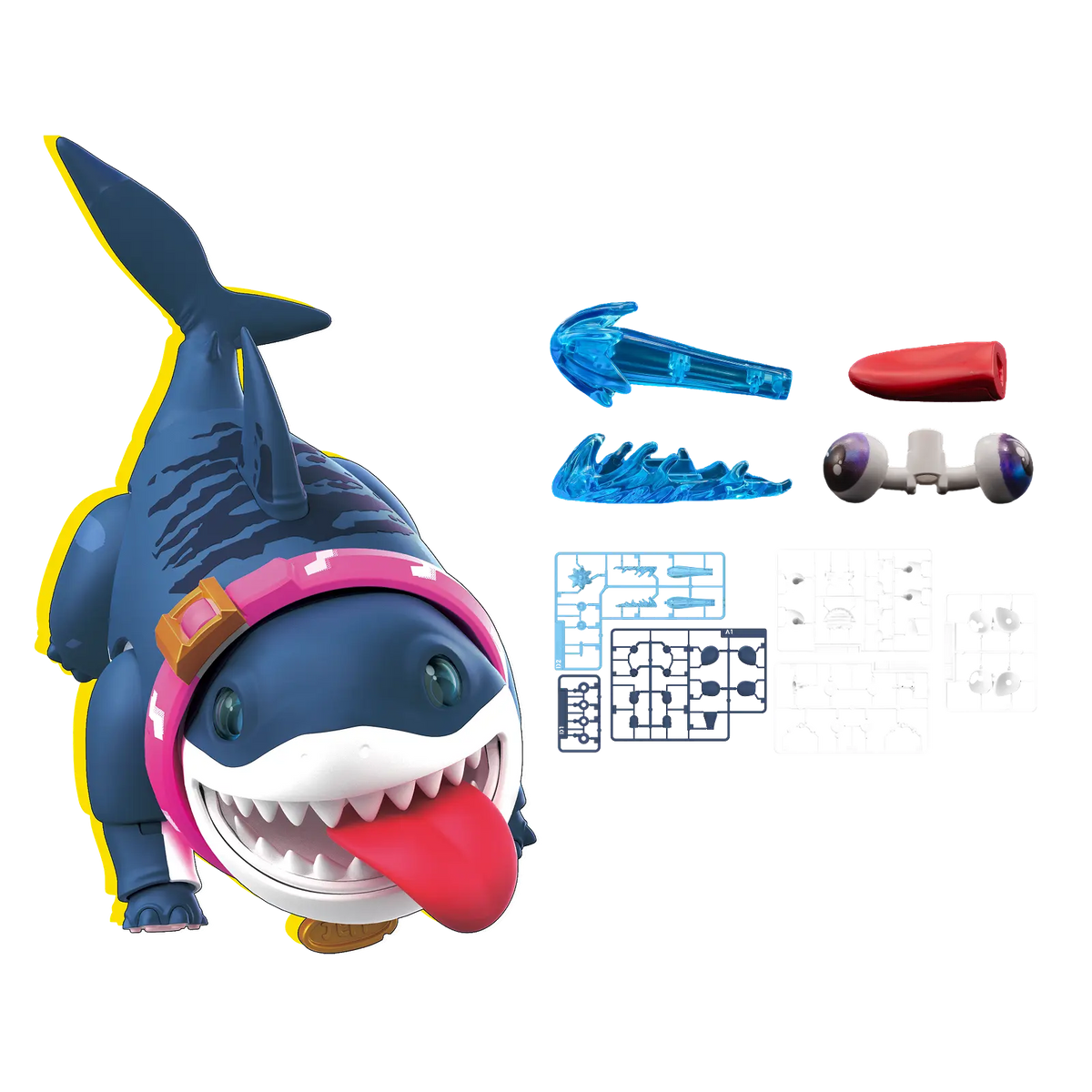 MARVEL RIVALS™ CHAMPION CLASS 12 JEFF THE LAND SHARK™ MODEL KITS | BLOKEES