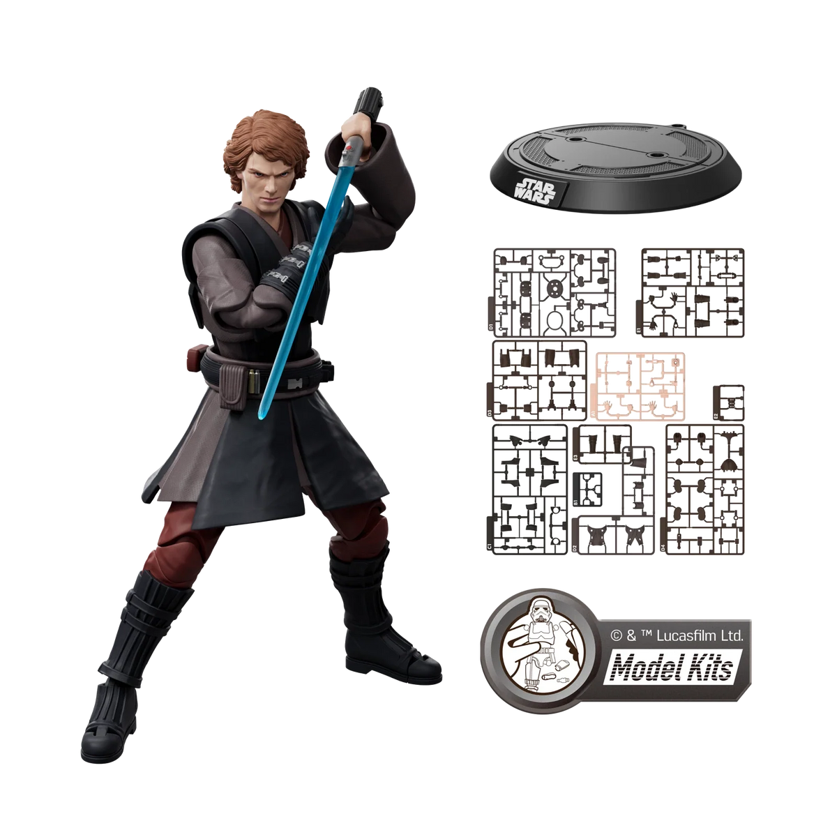 <em>STAR WARS: REVENGE OF THE SITH</em> CHAMPION CLASS 08 ANAKIN SKYWALKER MODEL KITS | BLOKEES