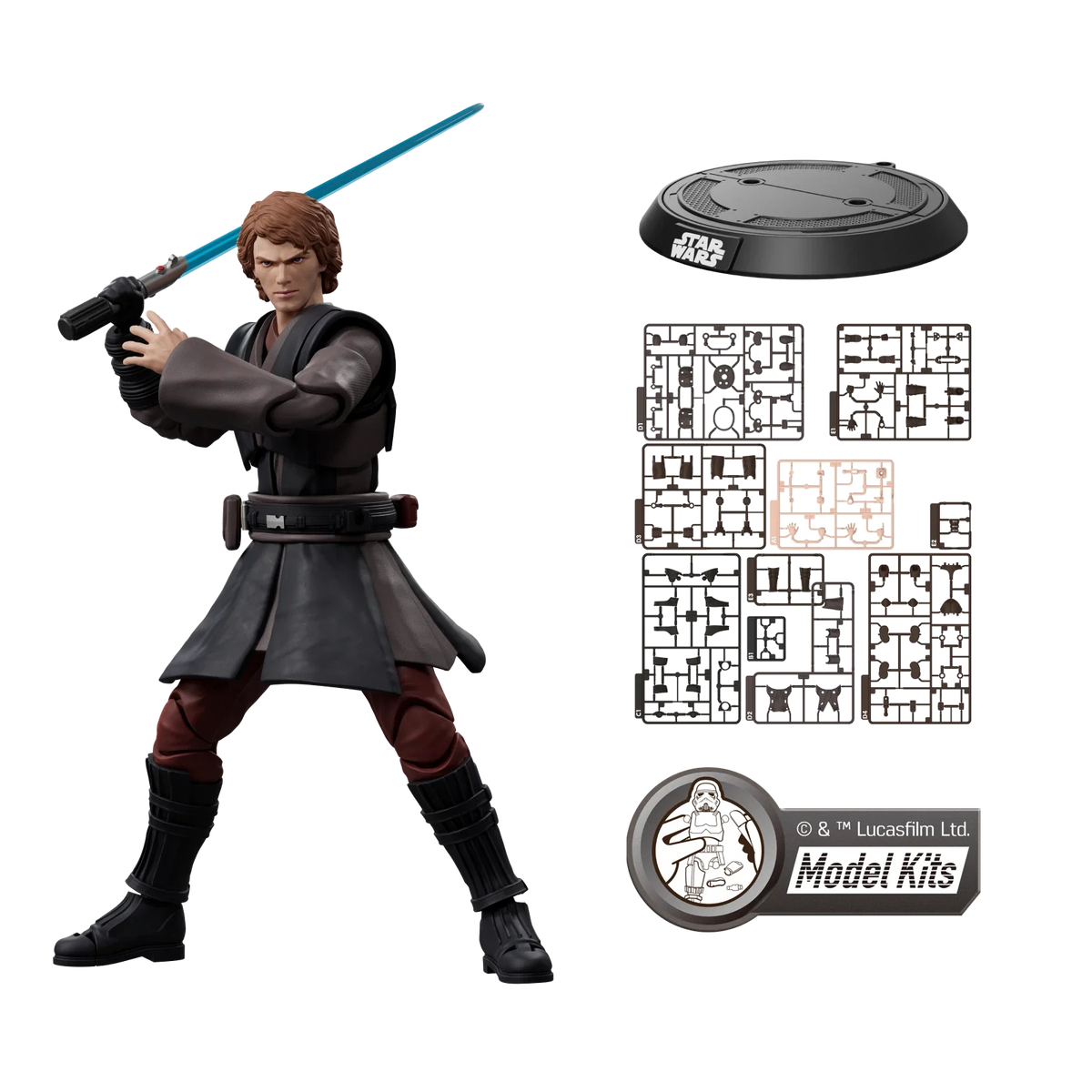 <em>STAR WARS: REVENGE OF THE SITH</em> CHAMPION CLASS 08 ANAKIN SKYWALKER MODEL KITS | BLOKEES