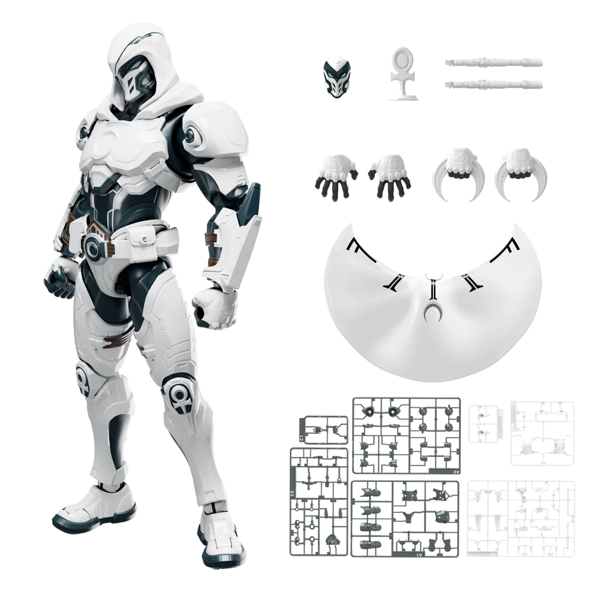 MARVEL RIVALS™ CHAMPION CLASS 10 MOON KNIGHT™ MODEL KITS | BLOKEES