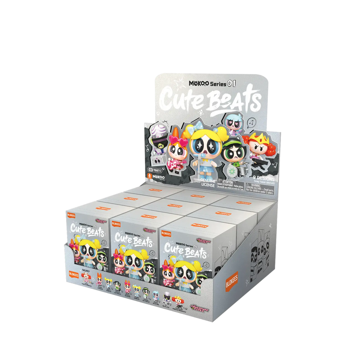 Blokees The Powerpuff Girls MOKOO Series 01 Cute Beats