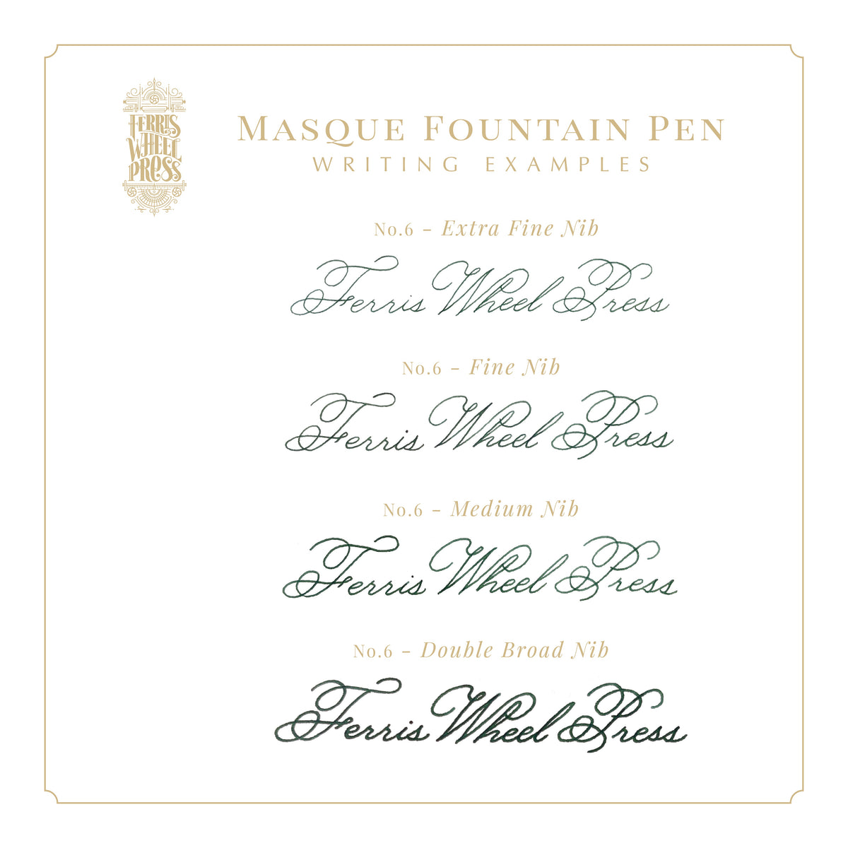 The Masque Pen & Ink Set - Coral