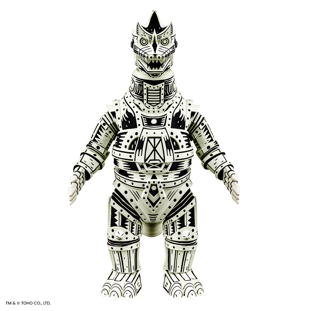 Mechagodzilla (Linocut) - Vinyl Designer Figure by Attack Peter - Linocut Variant Timed Edition