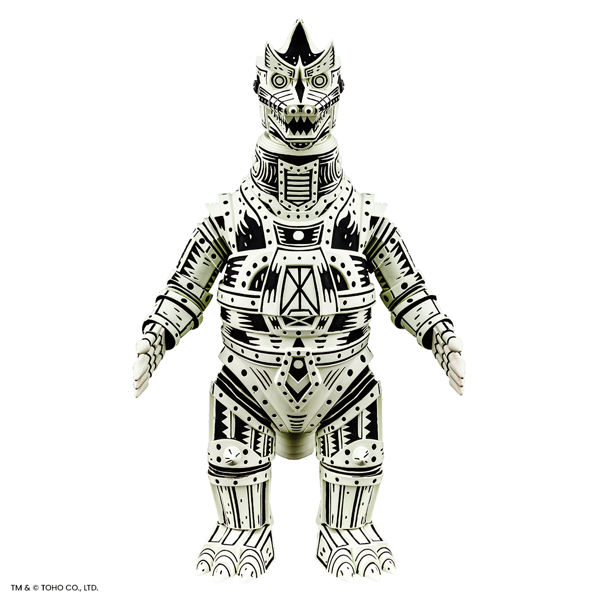 Mechagodzilla (Linocut) - Vinyl Designer Figure by Attack Peter - Linocut Variant Timed Edition