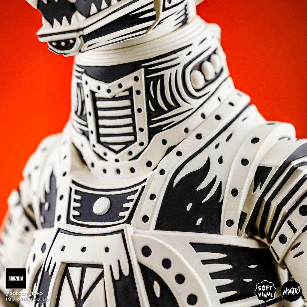 Mechagodzilla (Linocut) - Vinyl Designer Figure by Attack Peter - Linocut Variant Timed Edition