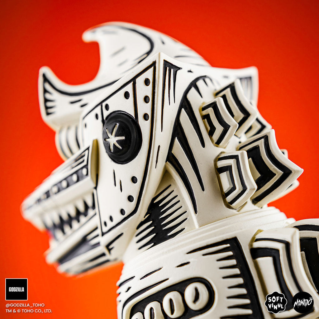 Mechagodzilla (Linocut) - Vinyl Designer Figure by Attack Peter - Linocut Variant Timed Edition