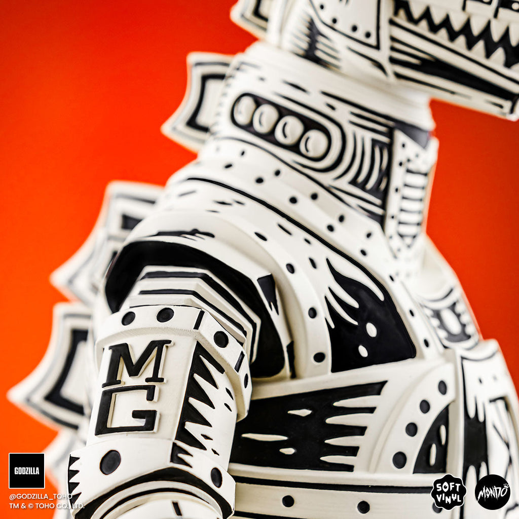 Mechagodzilla (Linocut) - Vinyl Designer Figure by Attack Peter - Linocut Variant Timed Edition