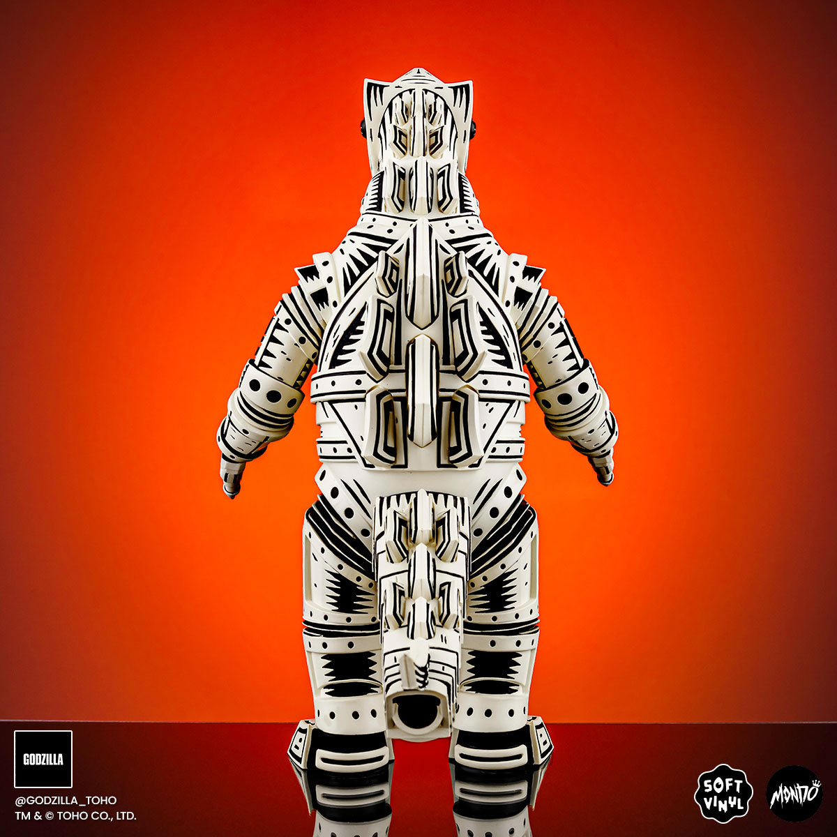 Mechagodzilla (Linocut) - Vinyl Designer Figure by Attack Peter - Linocut Variant Timed Edition