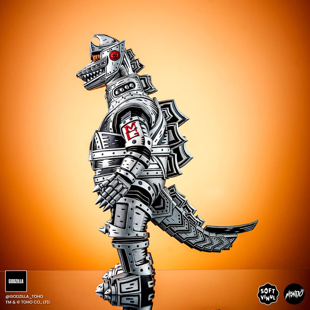 Mechagodzilla (Silver) - Vinyl Designer Figure by Attack Peter - Silver Variant Limited Edition