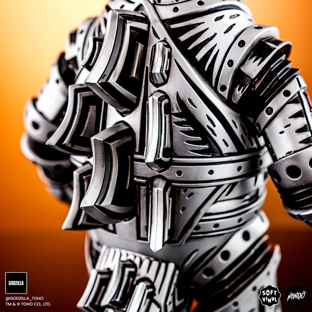 Mechagodzilla (Silver) - Vinyl Designer Figure by Attack Peter - Silver Variant Limited Edition