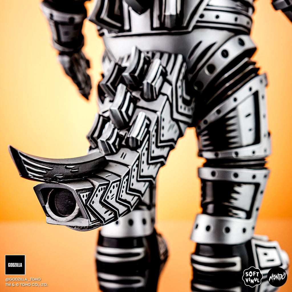 Mechagodzilla (Silver) - Vinyl Designer Figure by Attack Peter - Silver Variant Limited Edition