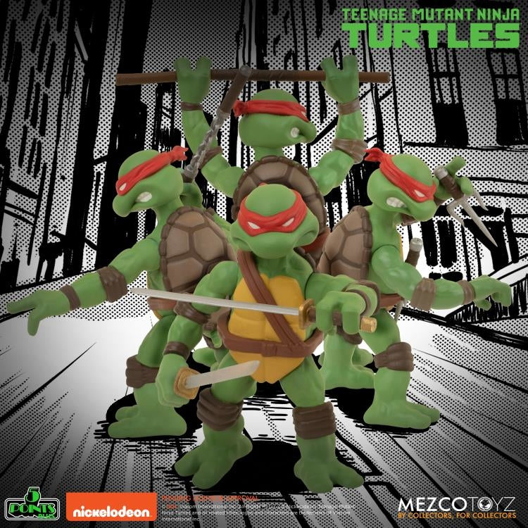 5 POINTS TMNT 4 FIG DELUXE SET **Open Box**