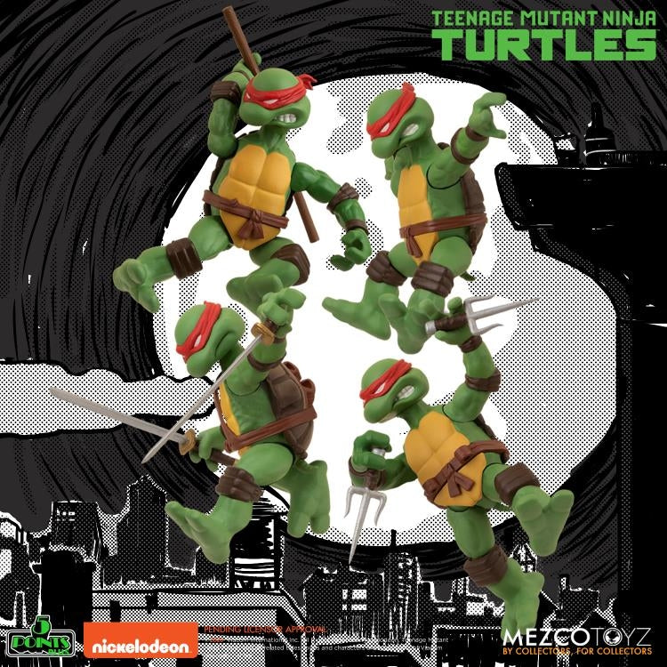 5 POINTS TMNT 4 FIG DELUXE SET **Open Box**