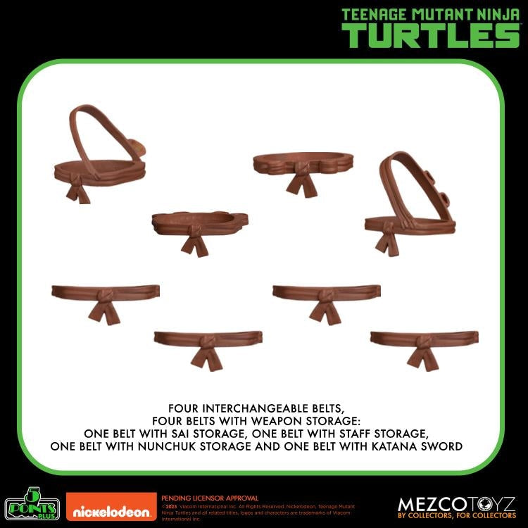 5 POINTS TMNT 4 FIG DELUXE SET **Open Box**
