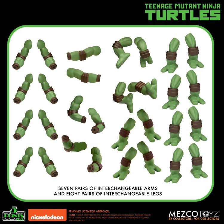 5 POINTS TMNT 4 FIG DELUXE SET **Open Box**