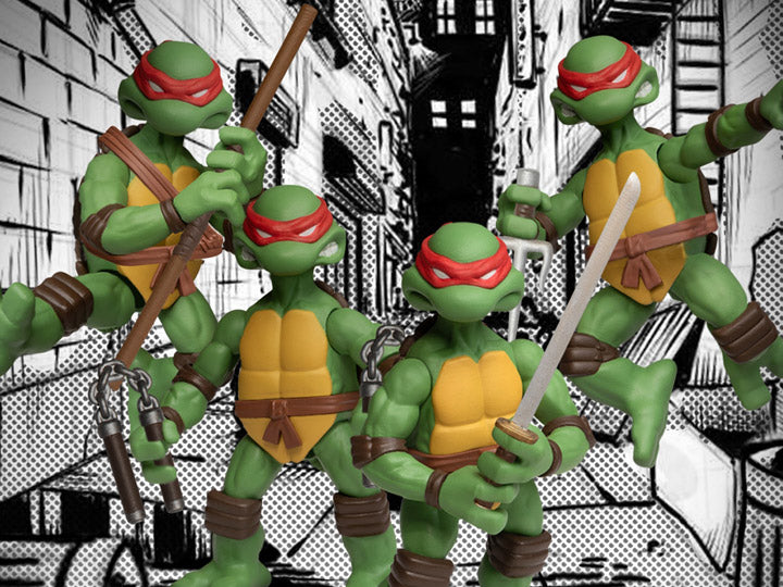 5 POINTS TMNT 4 FIG DELUXE SET **Open Box**