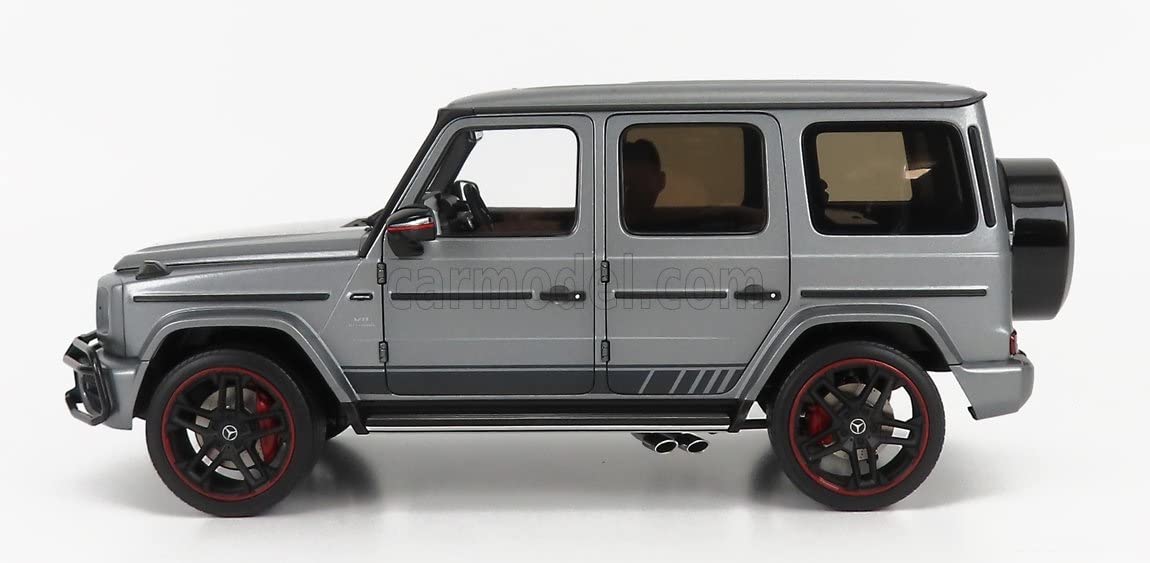 1/18  প্রায়-প্রকৃত মার্সিডিজ বেঞ্জ G63 AMG W463 V8 বিটার্বো 2019 ডিজাইনো গ্রে ALM8