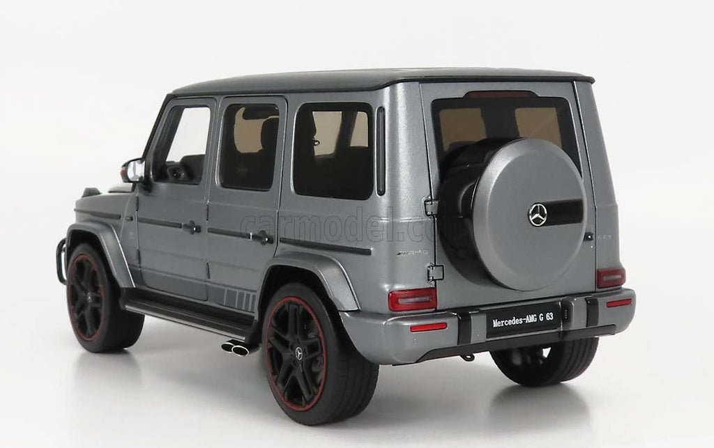 1/18  প্রায়-প্রকৃত মার্সিডিজ বেঞ্জ G63 AMG W463 V8 বিটার্বো 2019 ডিজাইনো গ্রে ALM8