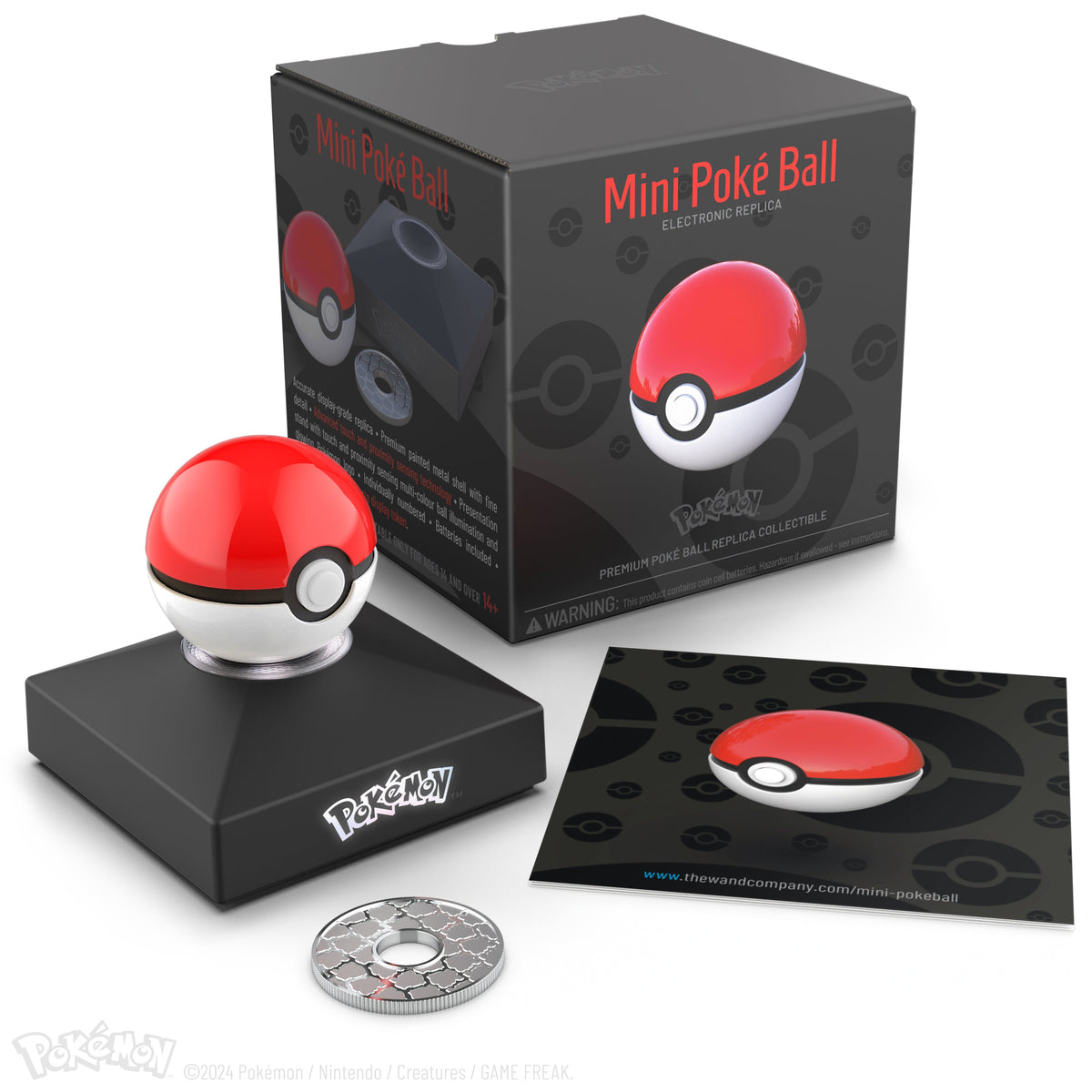 Pokemon Die-Cast Mini Poké Ball Replica