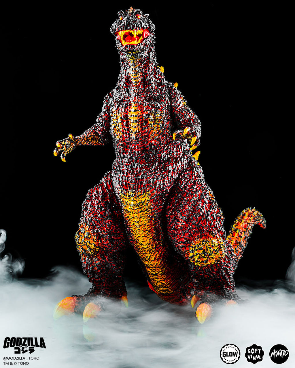 Godzilla - Vinyl Designer Figure by Tanaka Studio - Burning Variant