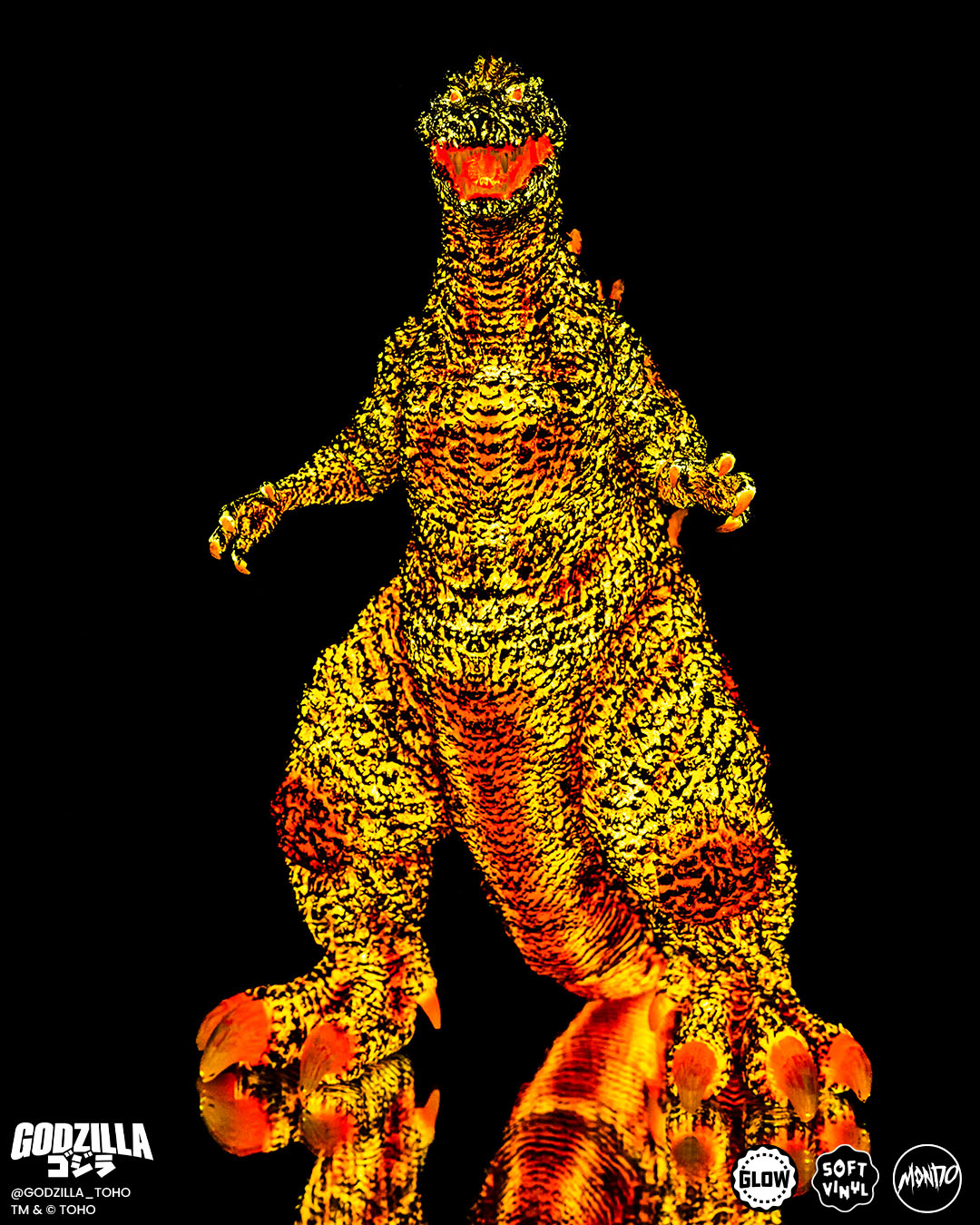 Godzilla - Vinyl Designer Figure by Tanaka Studio - Burning Variant