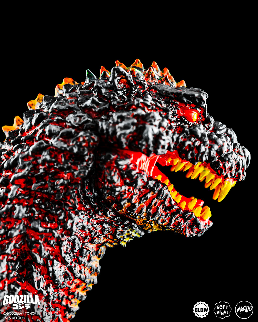 Godzilla - Vinyl Designer Figure by Tanaka Studio - Burning Variant