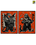 Godzilla and King Ghidorah on Planet X Poster Set