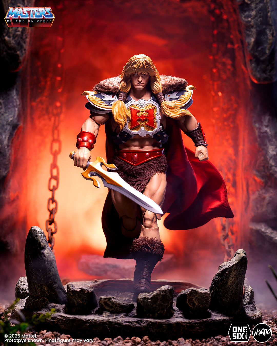 Masters of the Universe - He-Man Deluxe 2.0 1/6 Scale Figure - Timed Edition