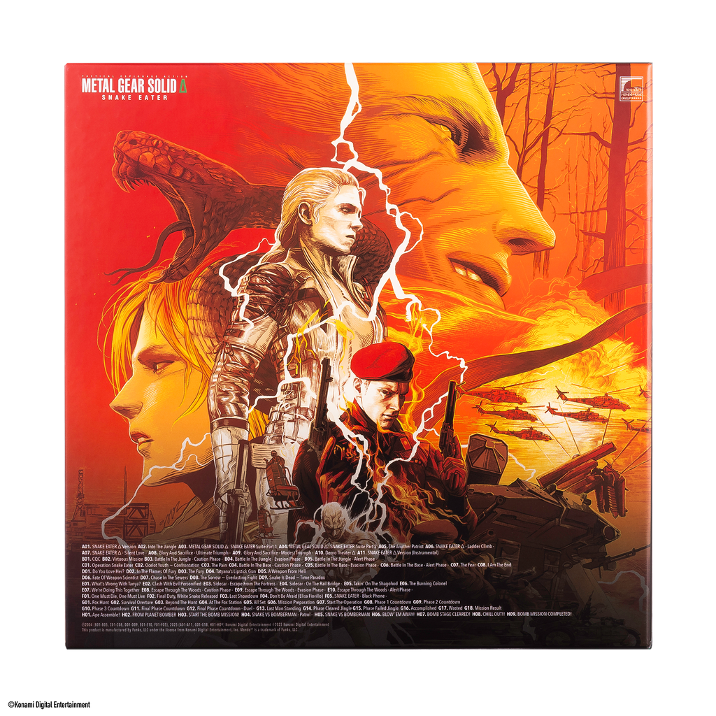 METAL GEAR SOLID Δ: SNAKE EATER - Original Video Game Soundtrack 4XLP