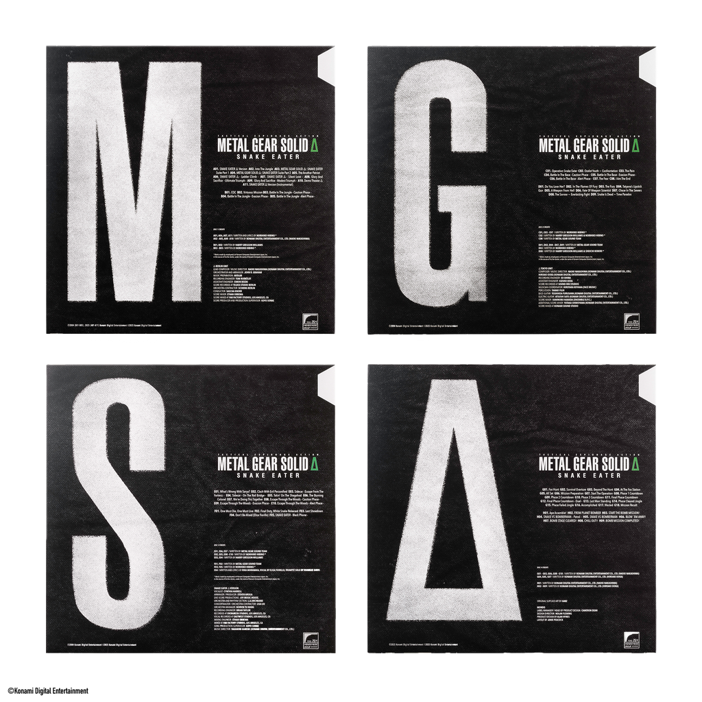METAL GEAR SOLID Δ: SNAKE EATER - Original Video Game Soundtrack 4XLP
