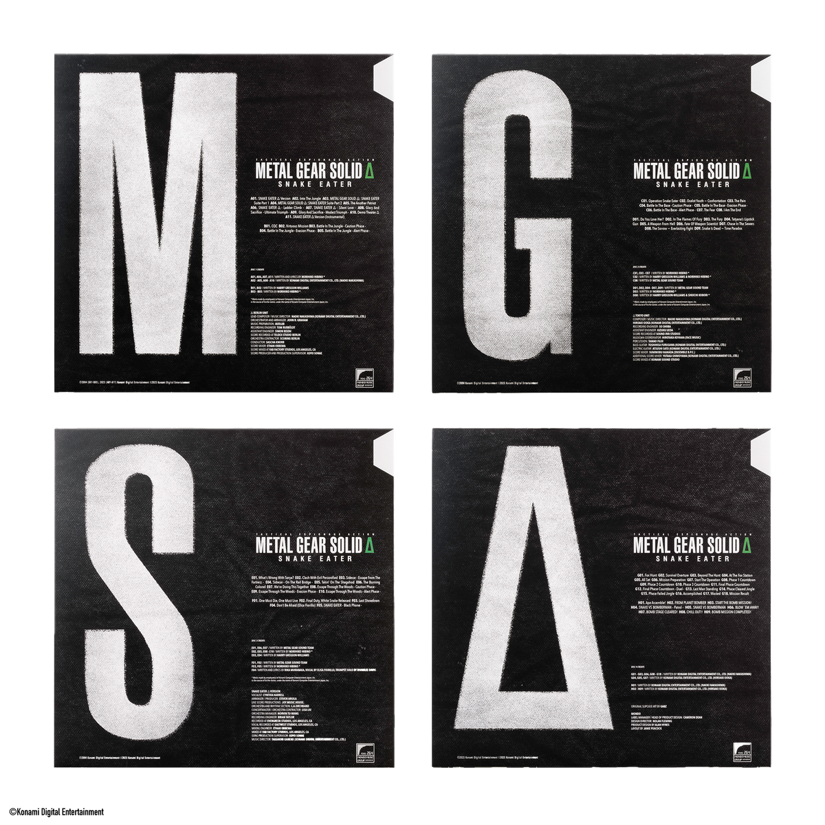 METAL GEAR SOLID Δ: SNAKE EATER - Original Video Game Soundtrack 4XLP
