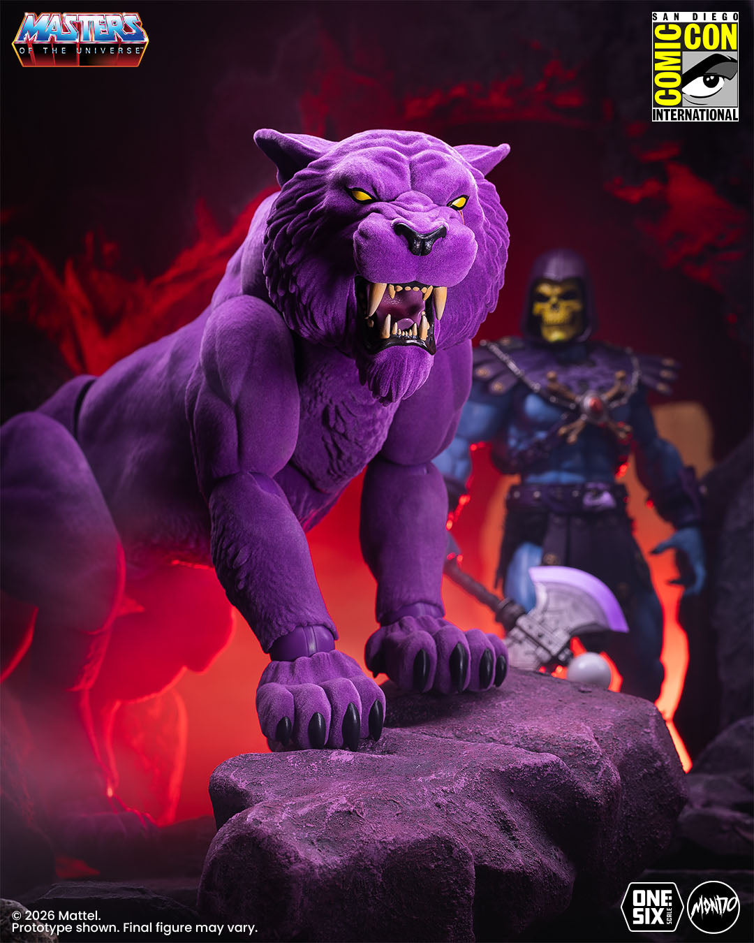 Masters of the Universe - Panthor 1/6 Scale Figure - Flocked Limited Edition