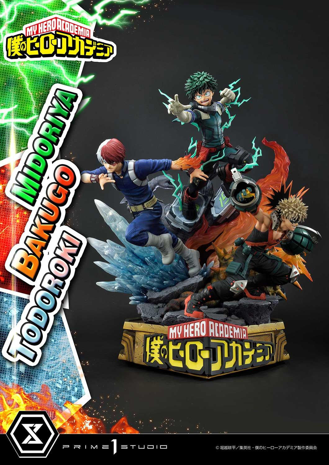 My Hero Academia Ultimate Premium Masterline - Izuku Midoriya Katsuki Bakugo and Shoto Todoroki DX Bonus Edition