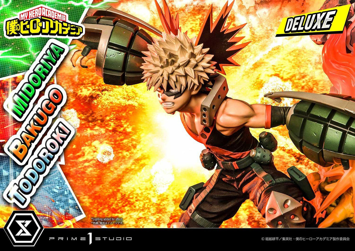 My Hero Academia Ultimate Premium Masterline - Izuku Midoriya Katsuki Bakugo and Shoto Todoroki DX Bonus Edition