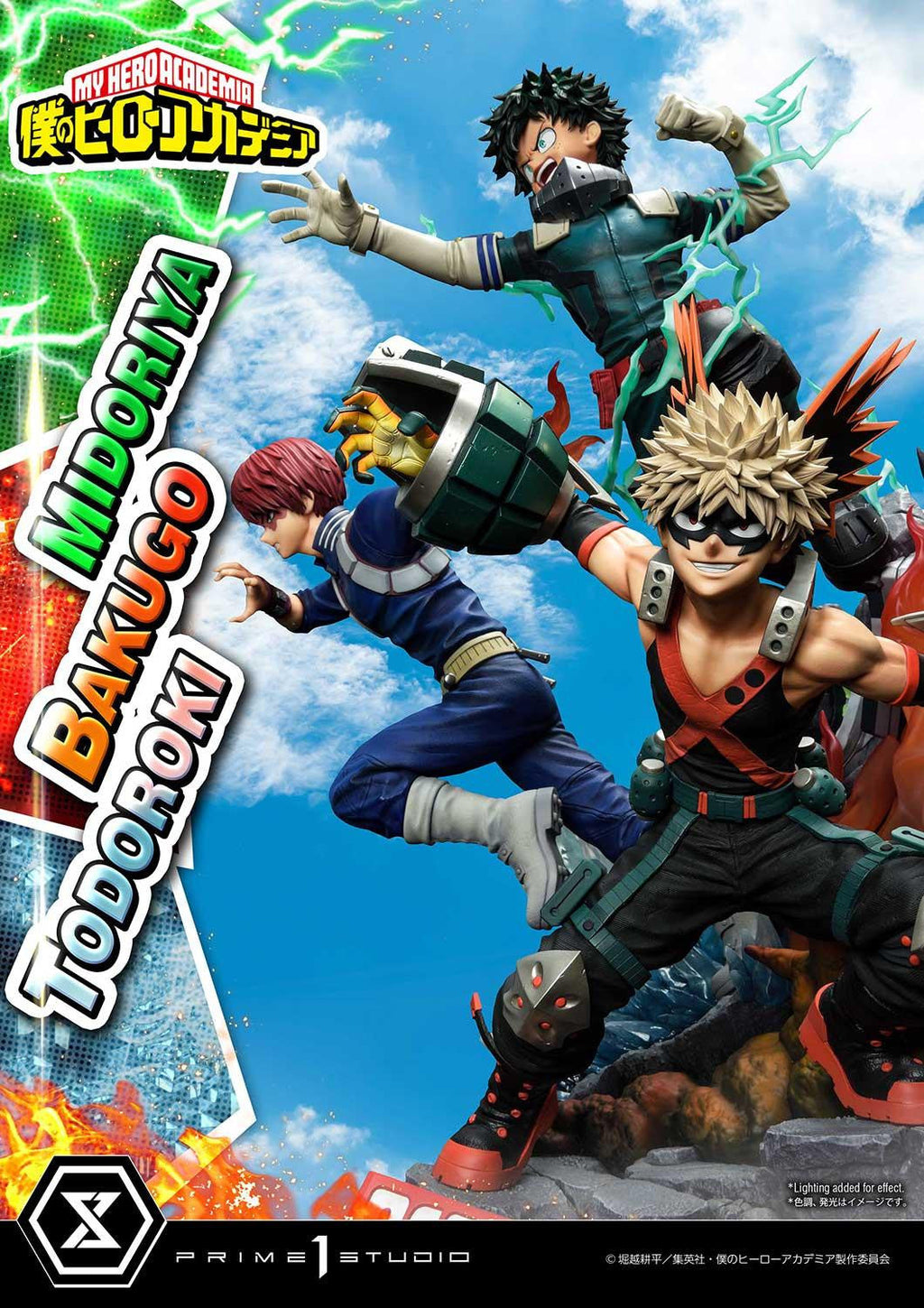 My Hero Academia Ultimate Premium Masterline - Izuku Midoriya Katsuki Bakugo and Shoto Todoroki DX Bonus Edition