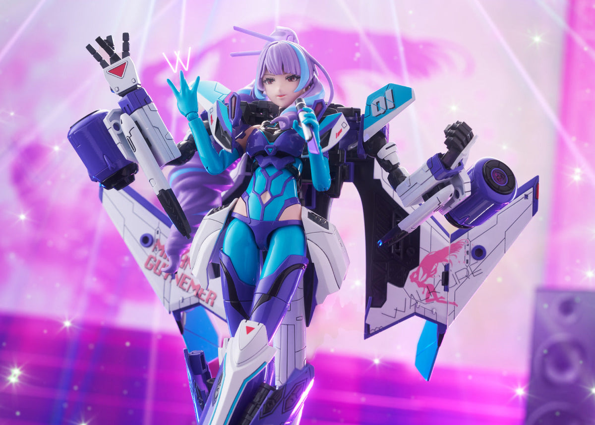 Aoshima V.F.G. No.MC-17 Macross Delta VF-31J Siegfried Mikumo Guynemer Model Kit