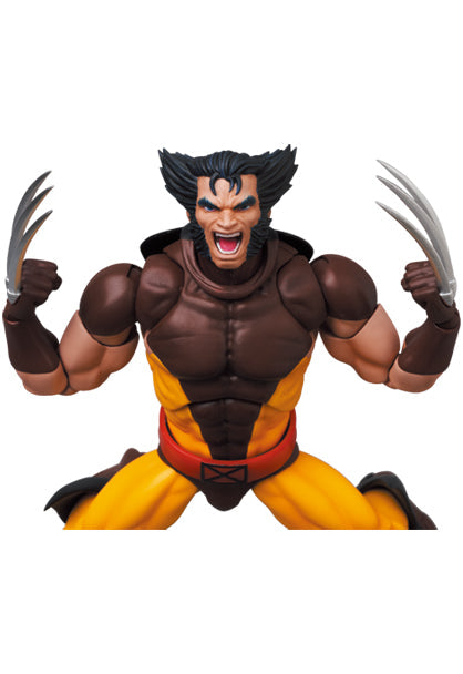 Medicom Toy MAFEX No.138 Wolverine BROWN COMIC Ver. Action Figure JAPAN OFFICIAL