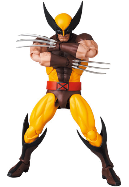 Medicom Toy MAFEX No.138 Wolverine BROWN COMIC Ver. Action Figure JAPAN OFFICIAL