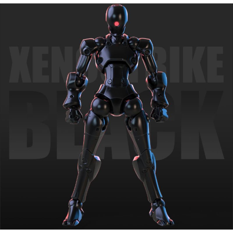3 min project Series Qiang Gong Yi Ren Metallic Black 1/18 Model Kit JAPAN