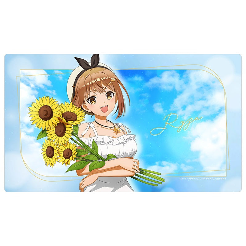 Atelier Ryza Ryza White One-piece Dress New Illustration Rubber Mat JAPAN