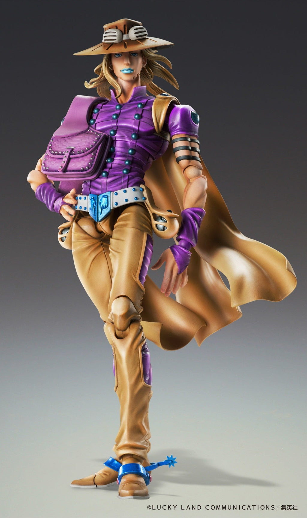 Super Action Statue JoJo's Part.VII Steel Ball Run Gyro Zeppeli Ver1.5 Figure
