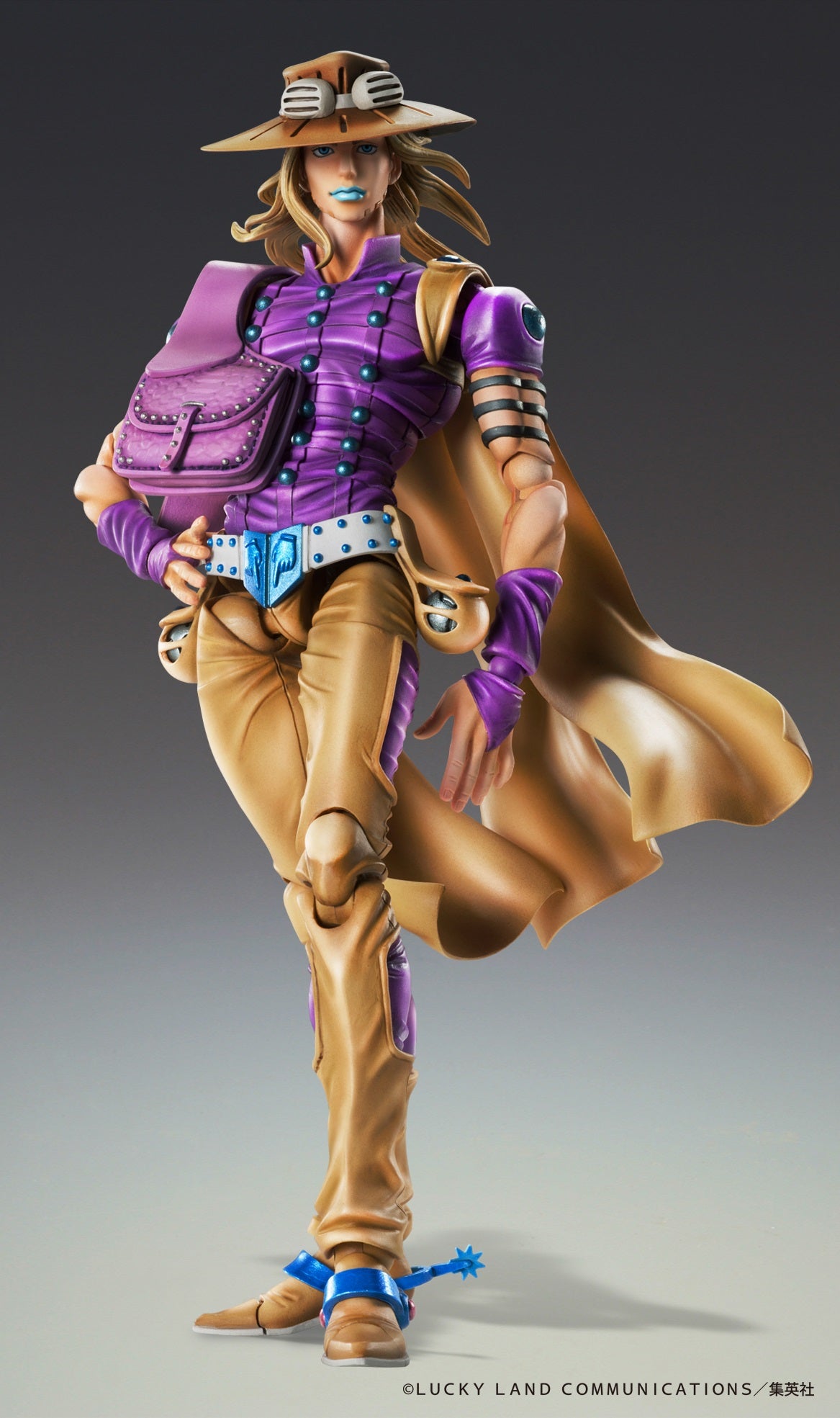 Super Action Statue JoJo's Part.VII Steel Ball Run Gyro Zeppeli Ver1.5 Figure