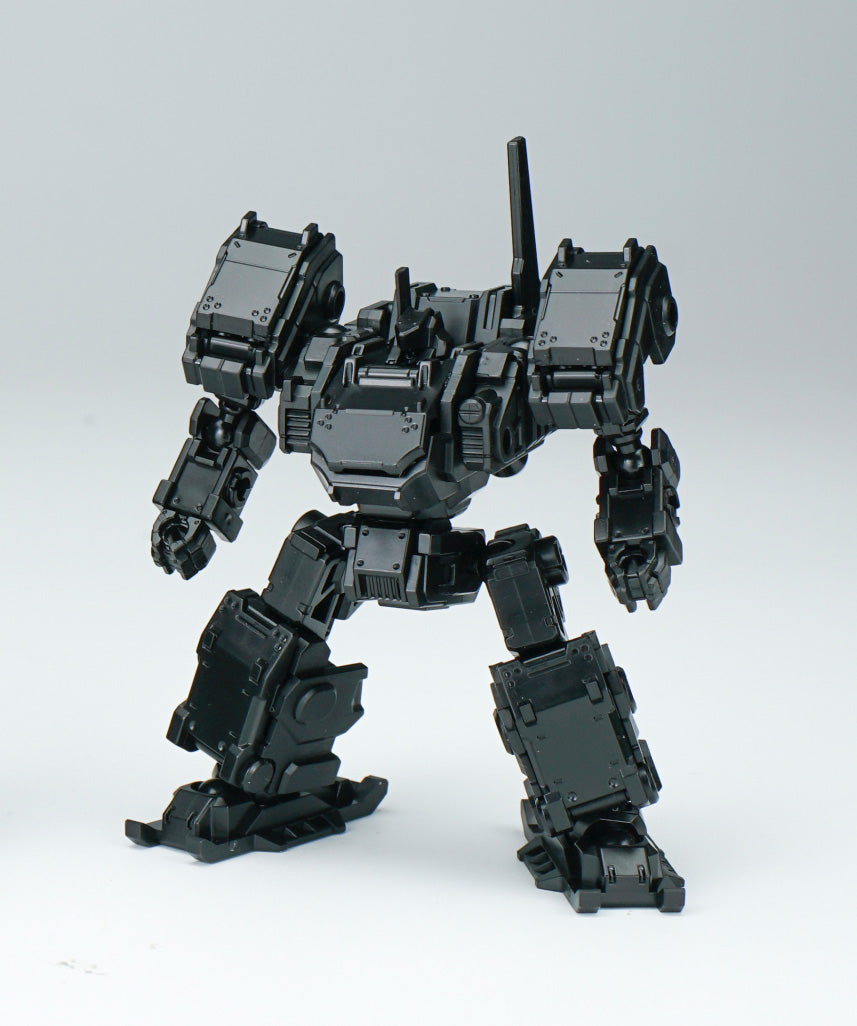 3 minutes planning Series MUFS-S5 FORTRESS Metallic Black 1/60 Model Kit JAPAN